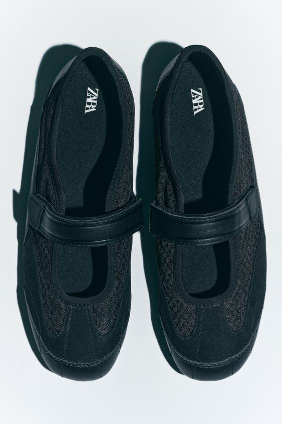 zara mesh sneakers