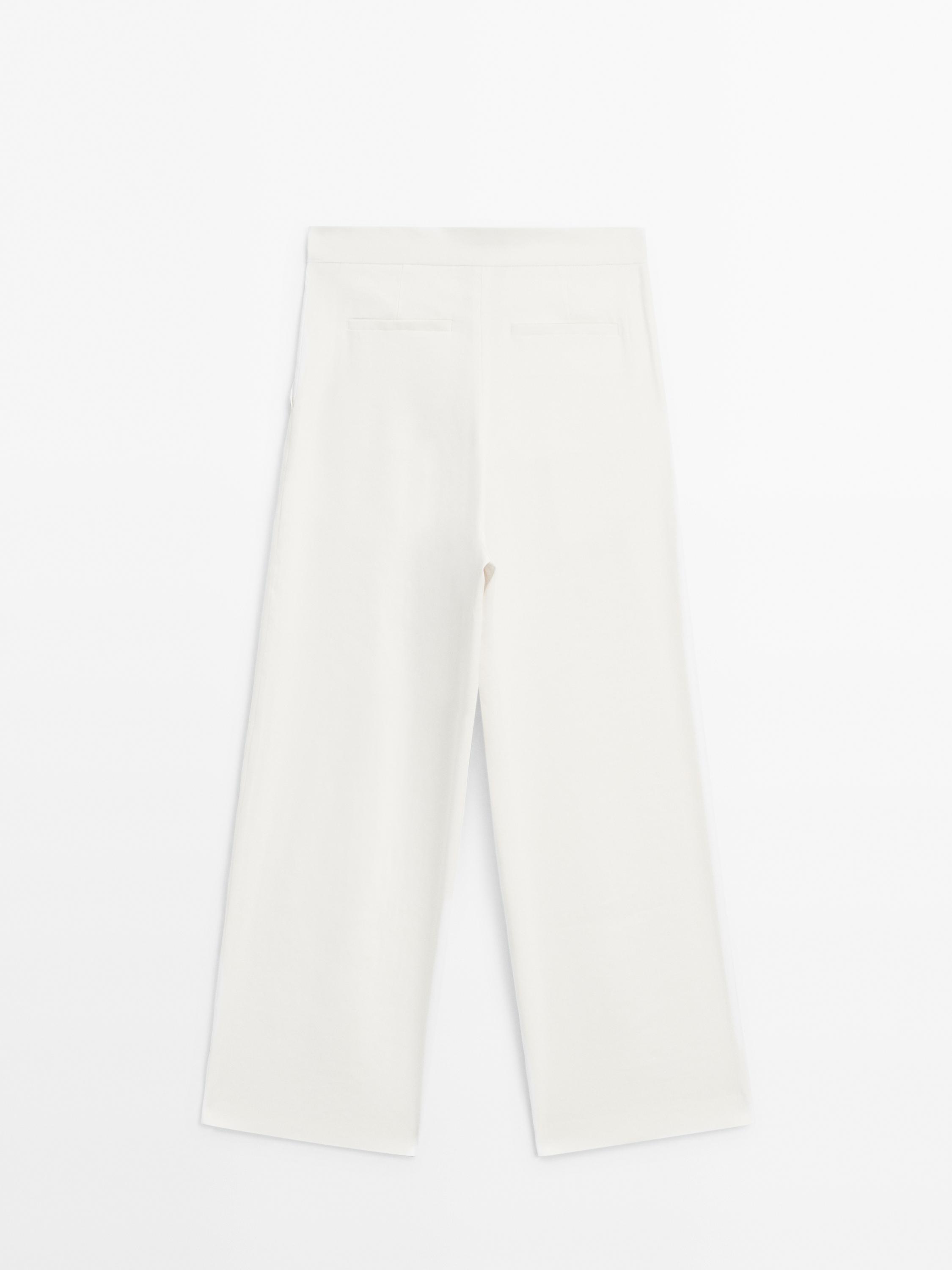 Jupe-culotte à pinces