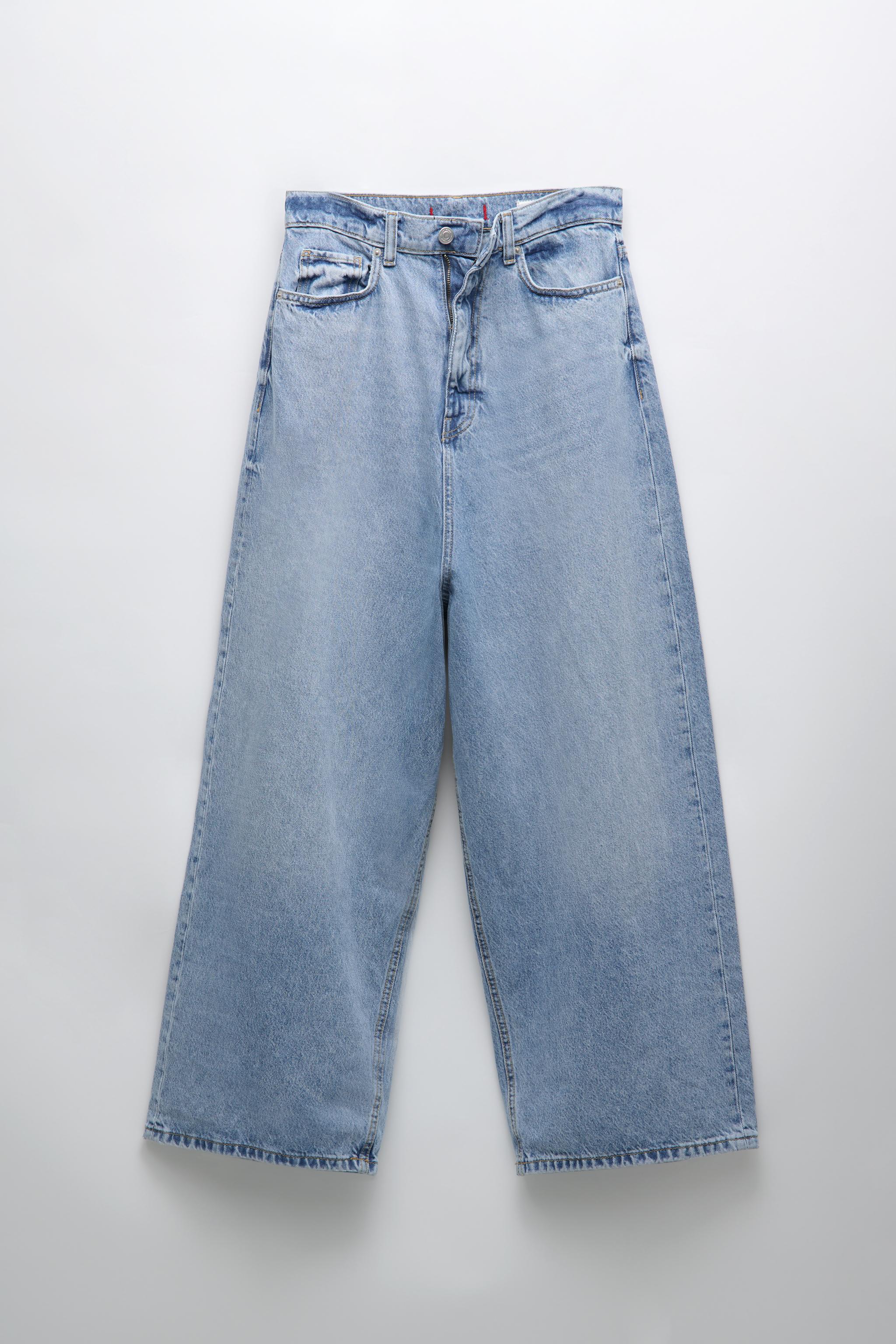 Double Button High Rise Mom Jeans, Light Washed Blue Slash Pocket Casual  Plain Straight Leg Denim Pants, Versatile Pants For Every Day, Women's Denim