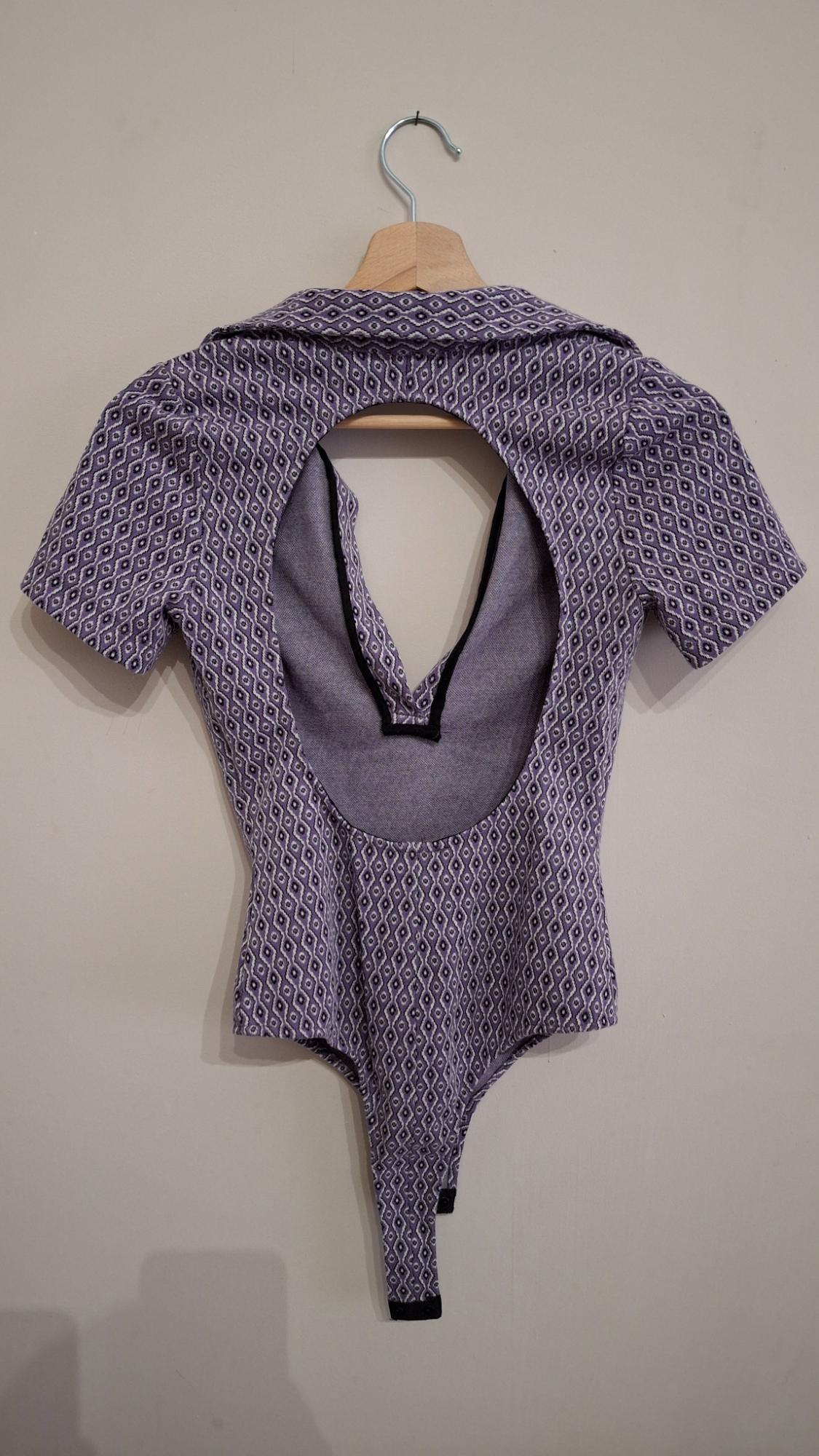 GEOMETRIC PRINT BODYSUIT - Image 4