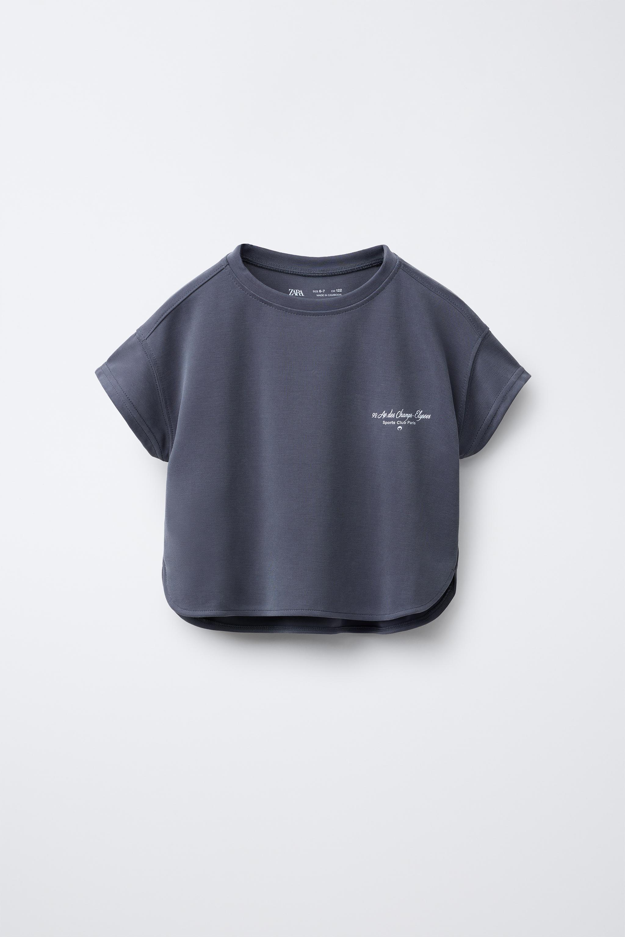 ★ドイツ発*ZARA*新作*SLOGAN 刺繍プリントTシャツ/WHITE★ ☆ドイツ発*ZARA*新作*SLOGAN 刺繍プリントTシャツ/WHITE