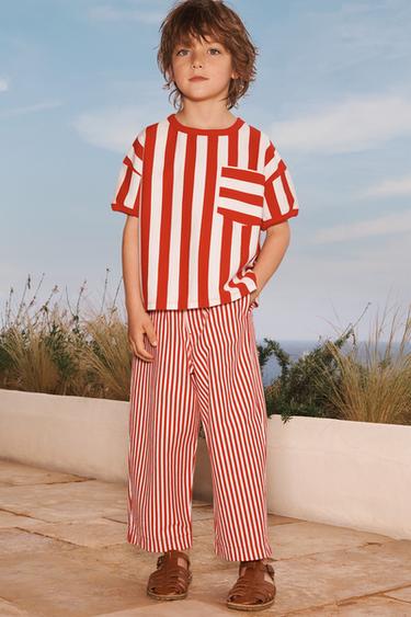 LIMITED EDITION STRIPED BALLOON TROUSERS - striped by Zara