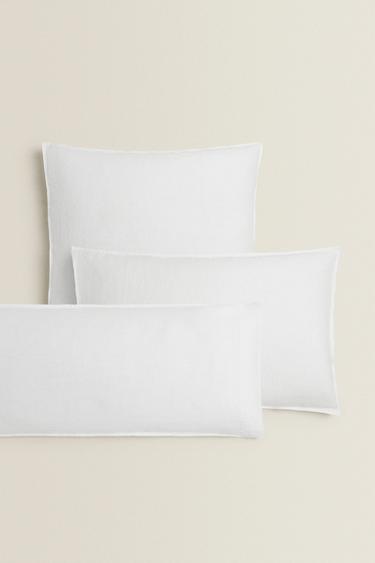 ΜΑΞΙΛΑΡΟΘΗΚΗ ΑΠΟ ΠΛΥΜΕΝΟ ΛΙΝΟ (160 GxM²) - Λευκό του Zara