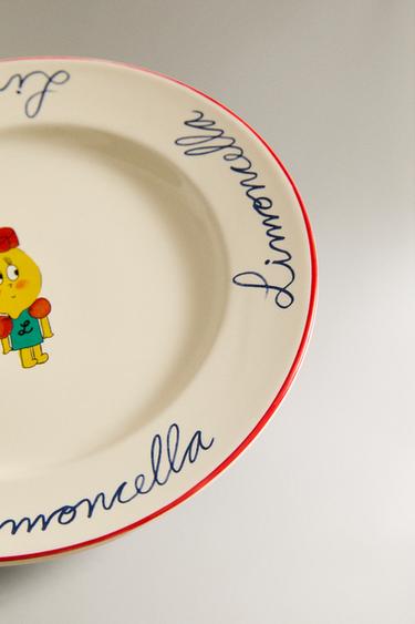 KIDS' X THE ANIMALS OBSERVATORY PORCELAIN PLATE - Multicoloured by Zara - Image 2