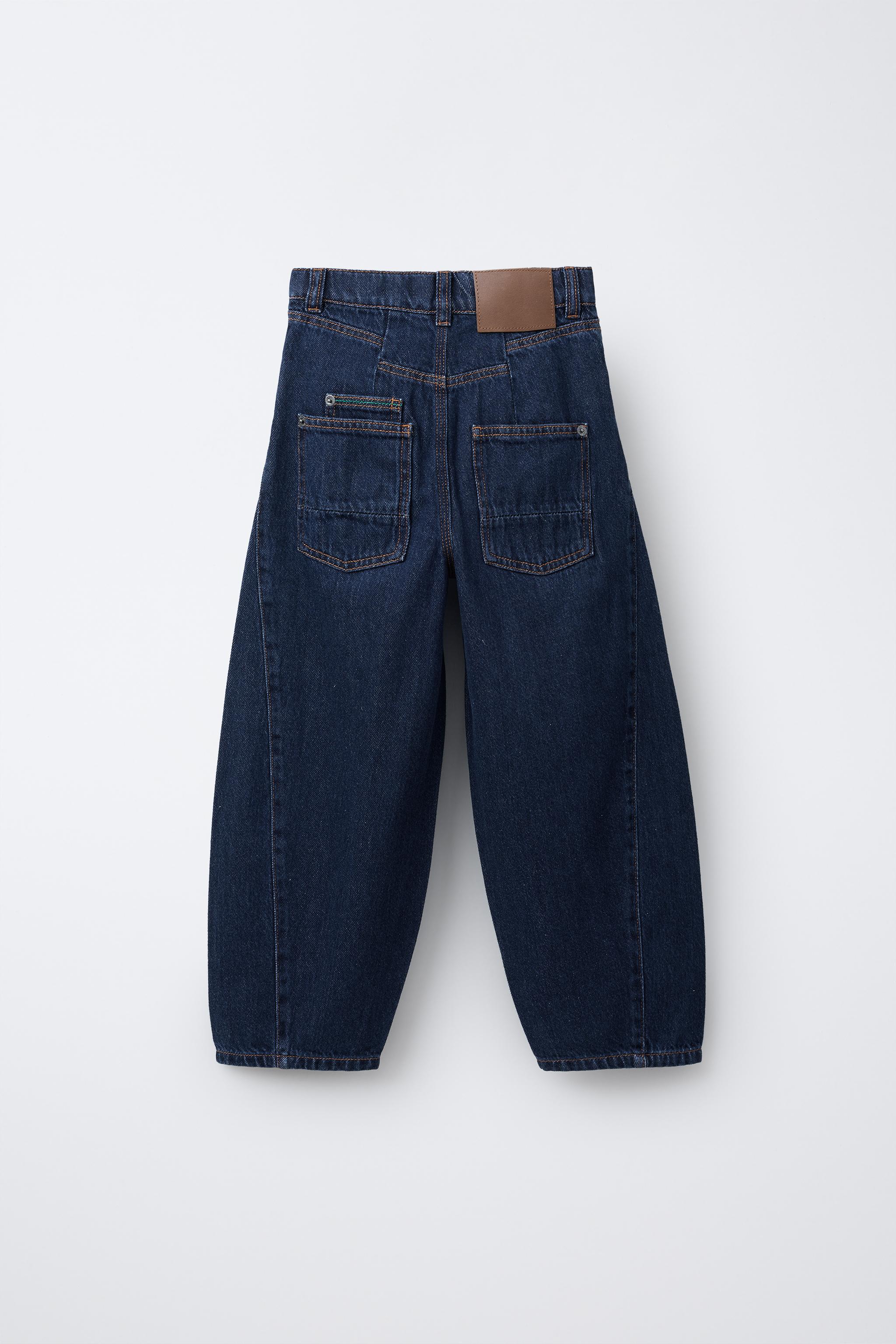 バレルフィットデニムパンツ - ブルー | ZARA Japan / 日本