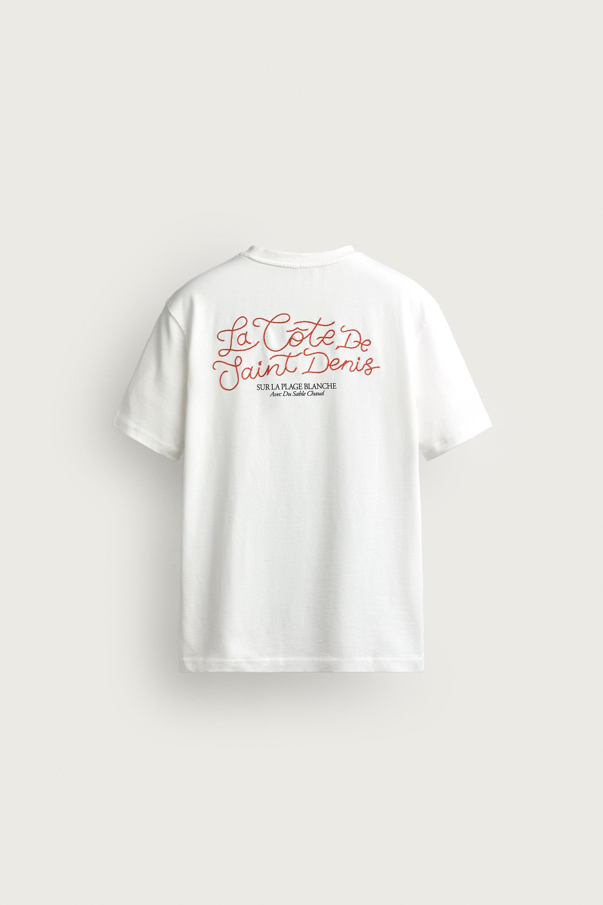 COMBINED EMBROIDERY REGULAR FIT T-SHIRT