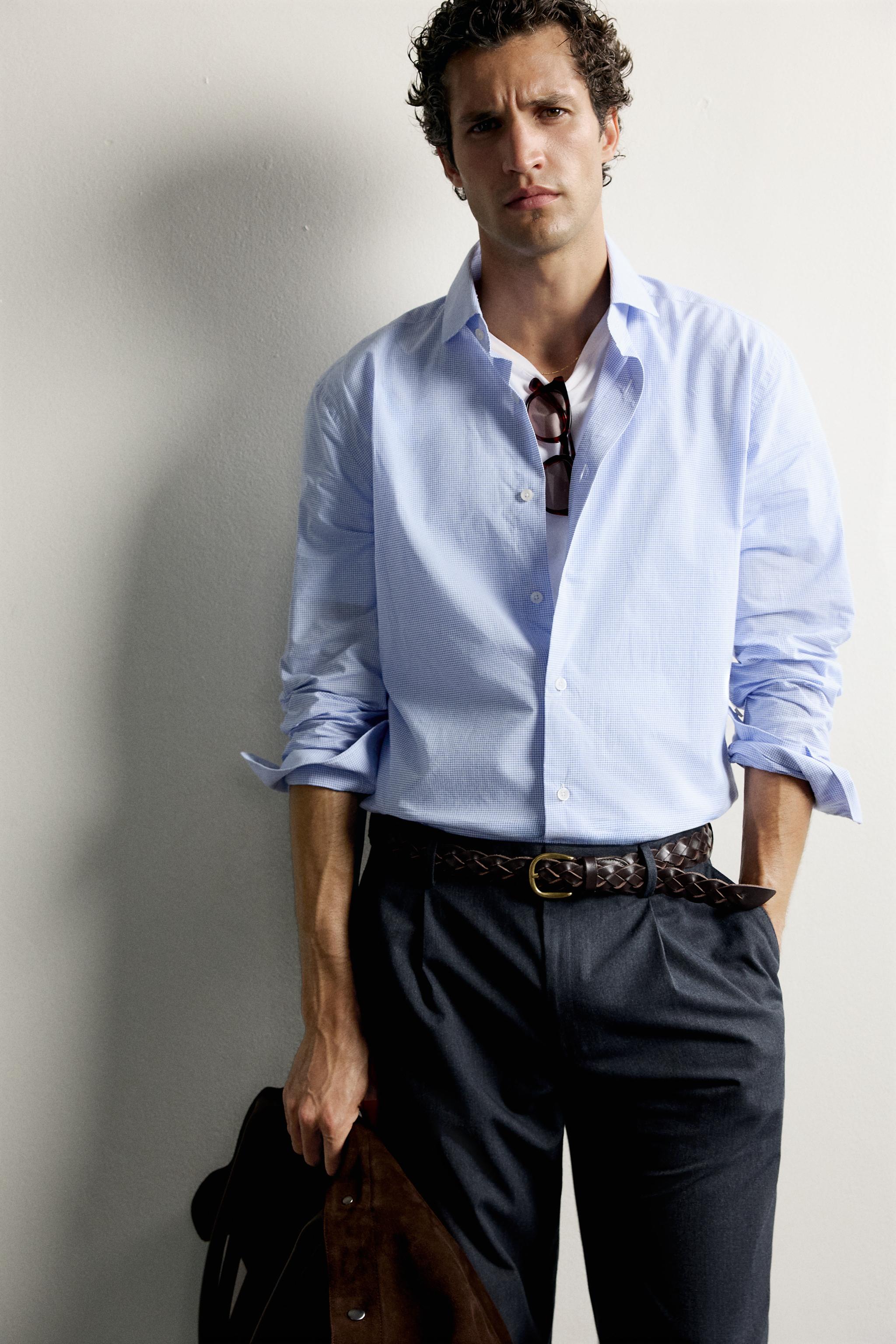 CHEMISE COUPE REGULAR À CARREAUX