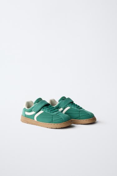 RETRO BAREFOOT PLIMSOLLS - Green by Zara - Image 1
