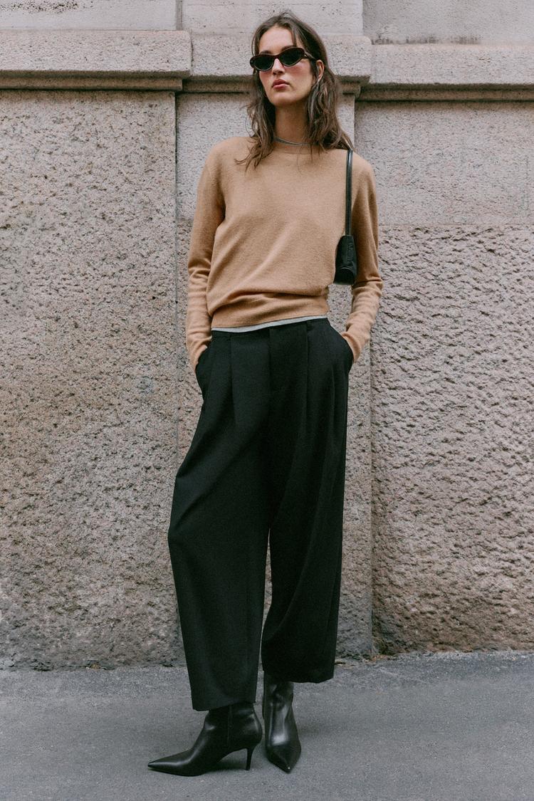 DARTED BALLOON TROUSERS