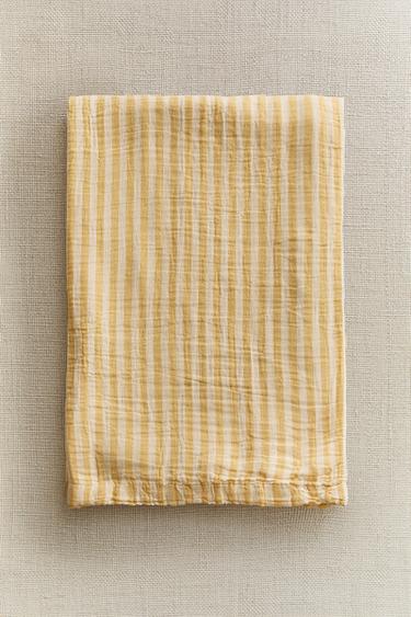 PLAID GAZE DE COTON RAYURES - rayures de Zara - Image 5