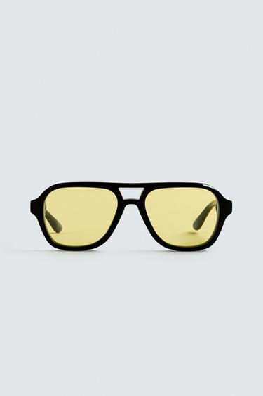 SQUARE SUNGLASSES - Black by Zara