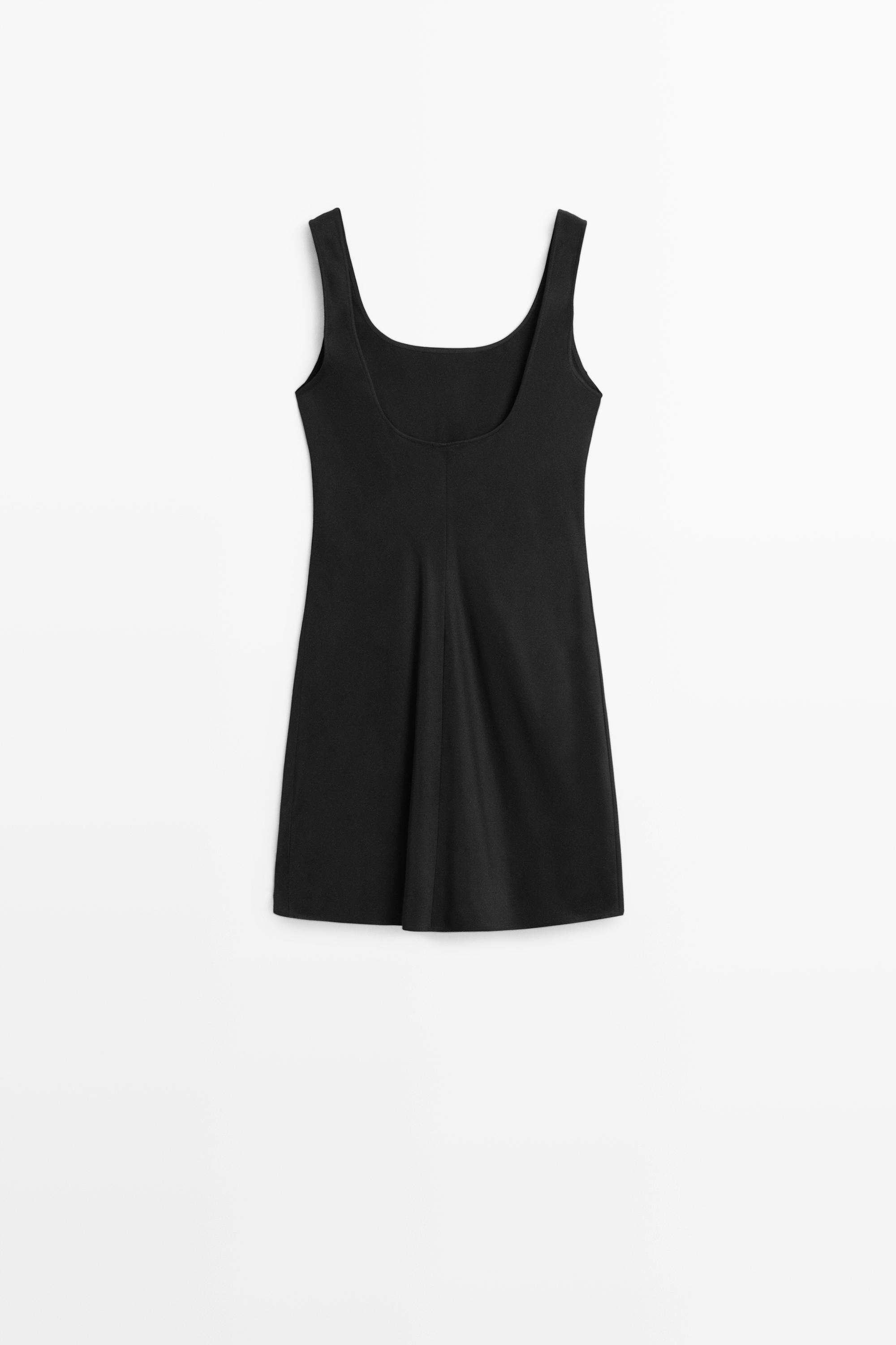 Flowing short strap dress