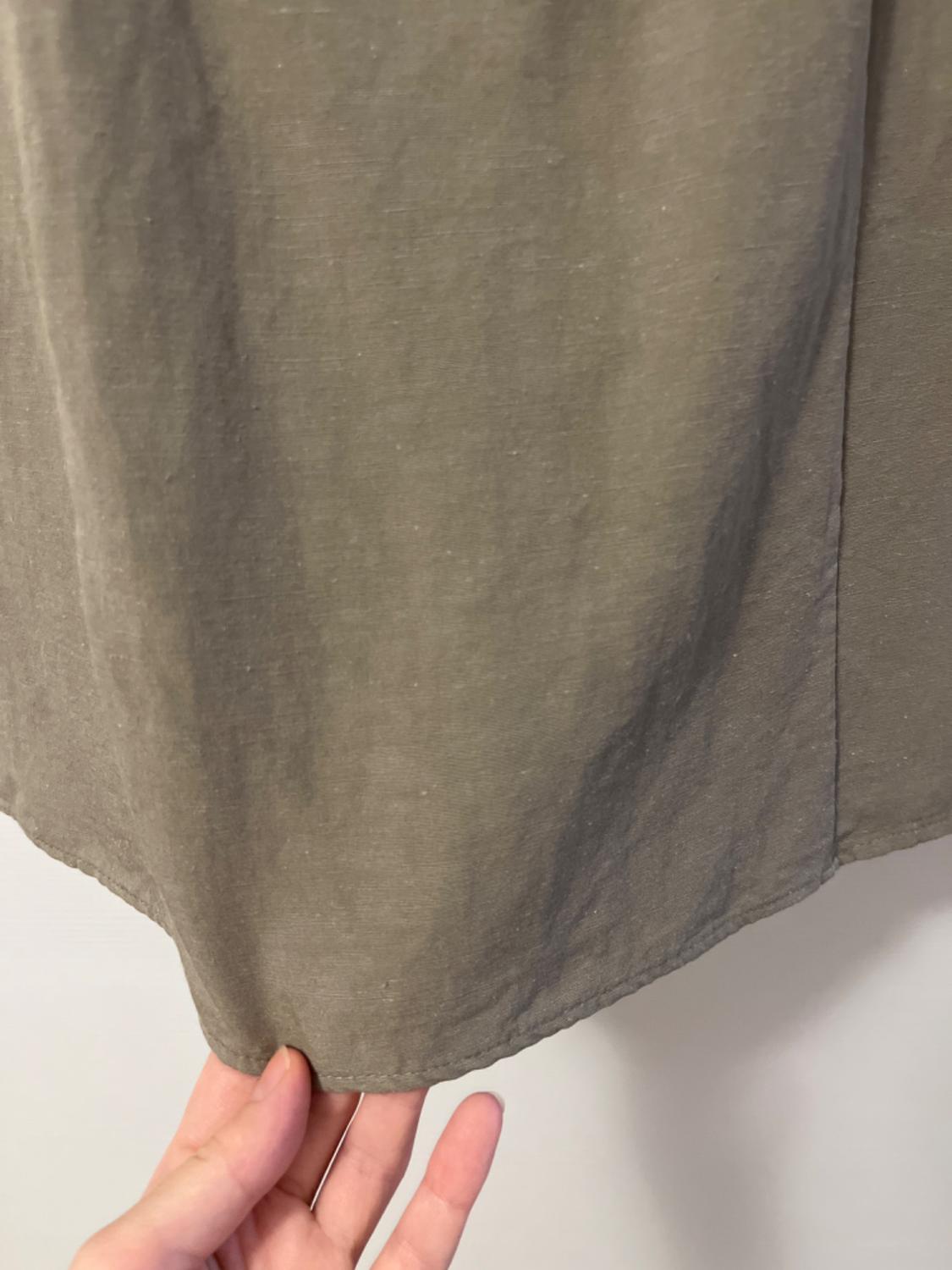 LINEN BLEND SHORT DRESS - Image 3