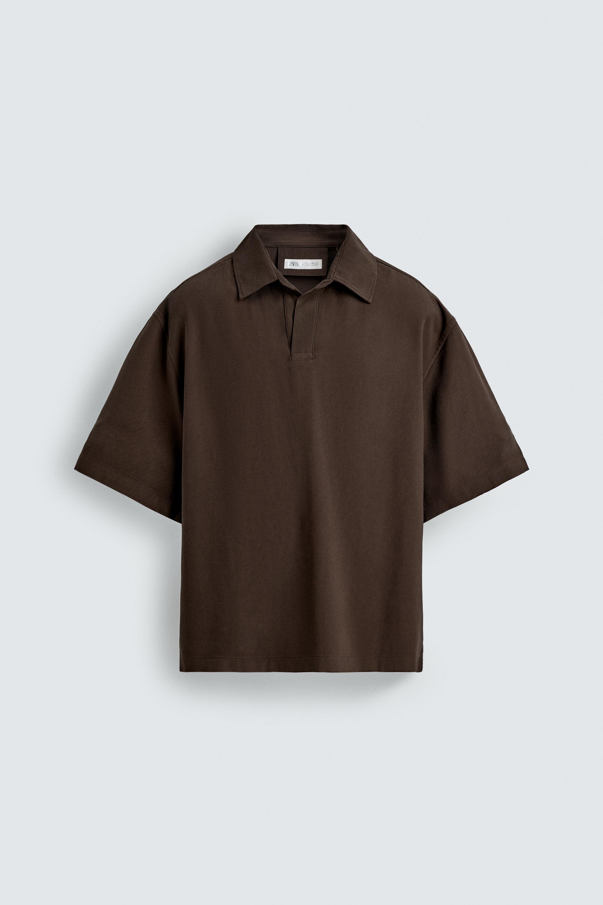 CHEMISE POLO FLUIDE COUPE DÉCONTRACTÉE