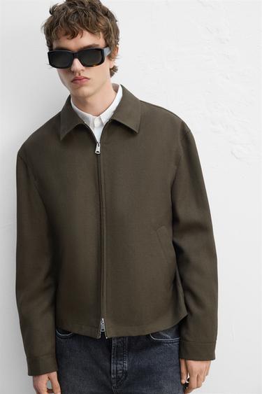 WOOL OVERSHIRT - Earth by Zara - Image 6