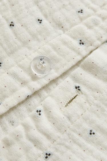 COUETTE ENFANT COTON POINTS - Bleu / Blanc de Zara - Image 3