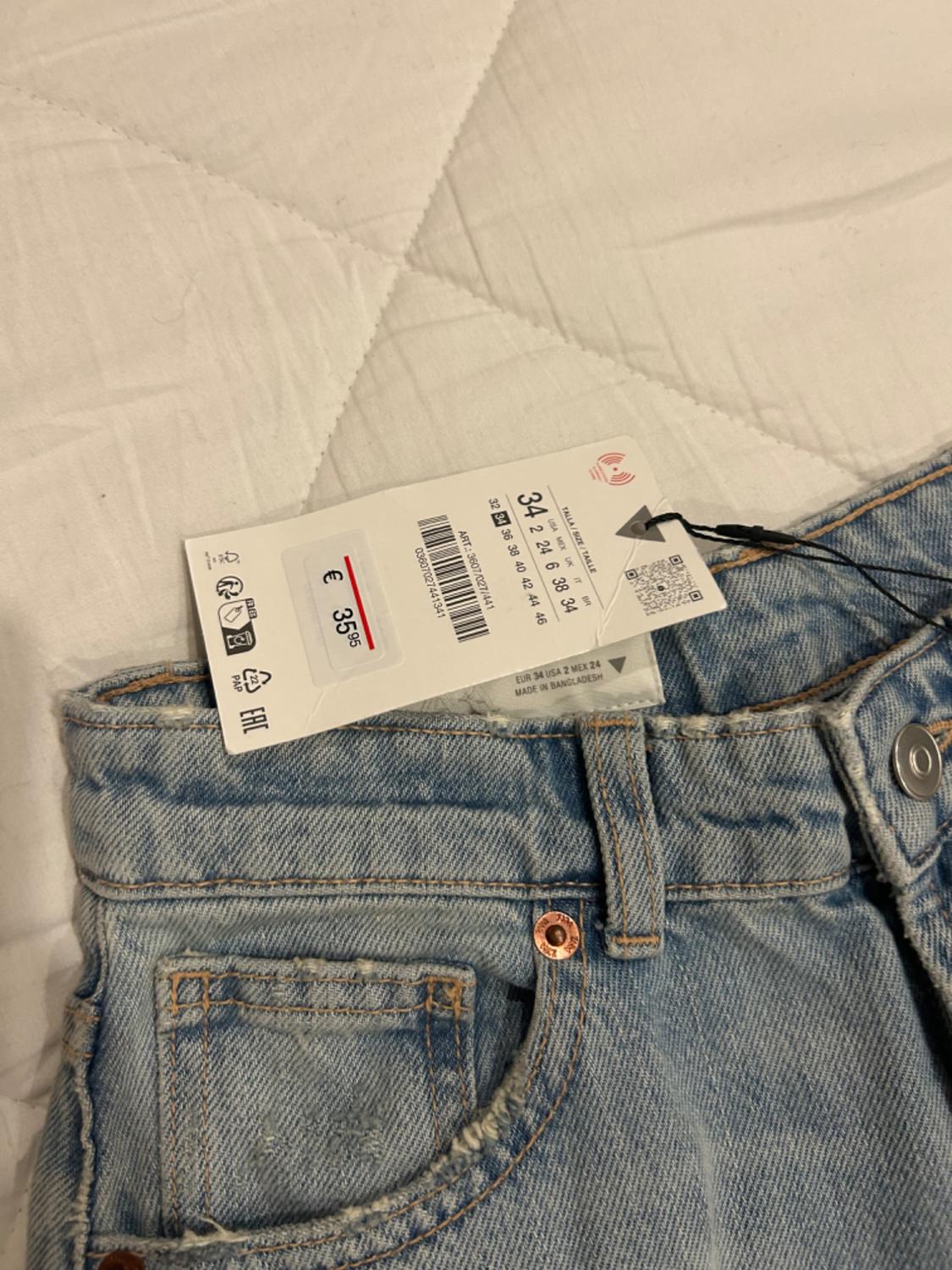 TRF EXTRA WIDE-LEG HIGH-WAIST JEANS - Image 4