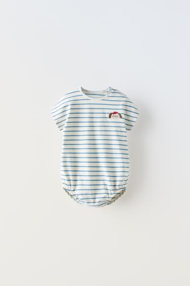 BODY RAYAS PERRO - Crudo claro de Zara - Imagen 0