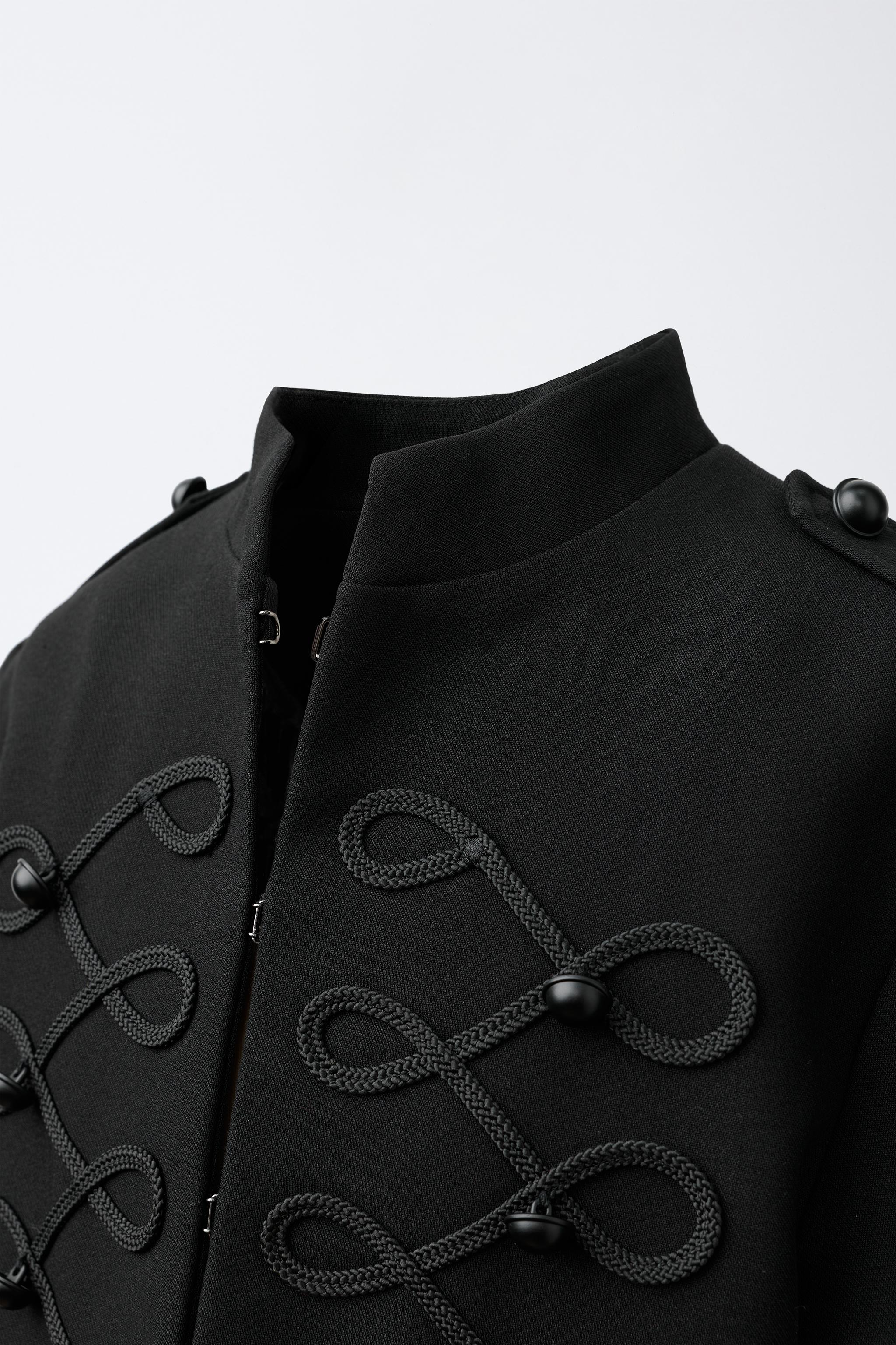 Детские куртки Zara FITTED BUTTON JACKET — фото 4