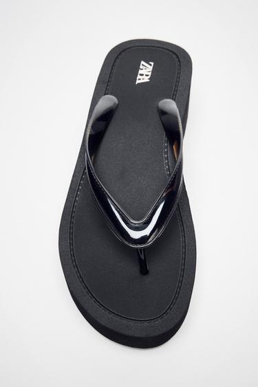 PLATFORM SANDALS - Black by Zara