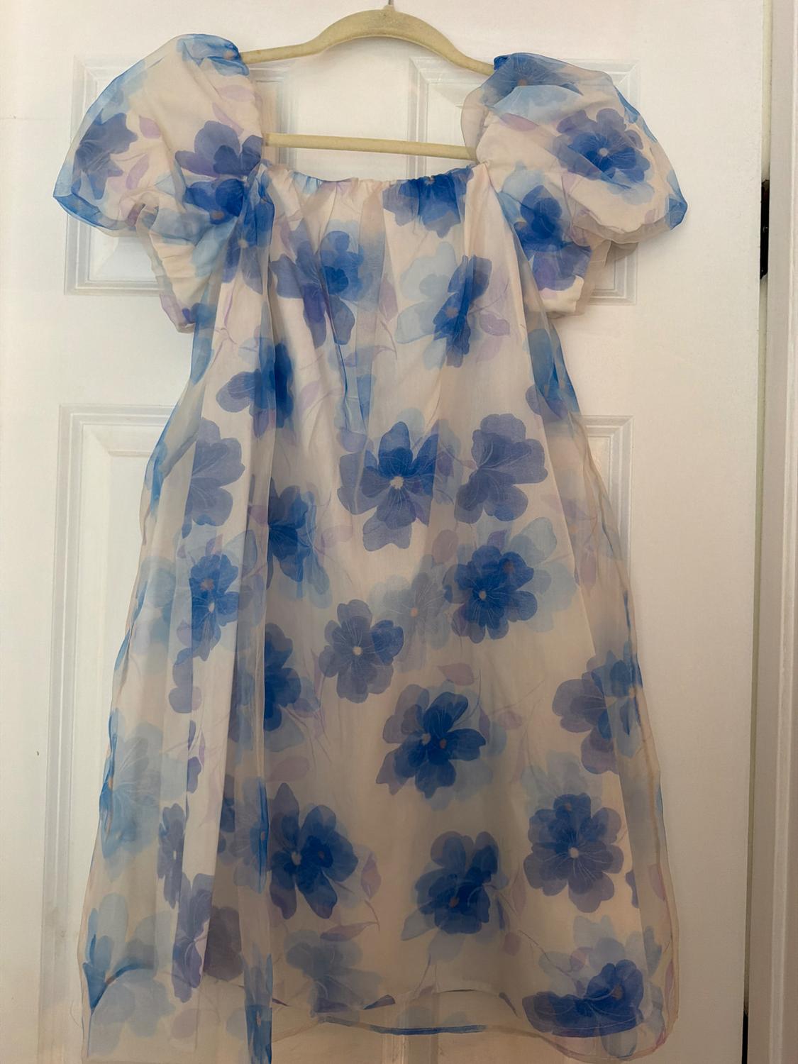 VESTIDO ORGANZA ESTAMPADO FLORES - Image 5