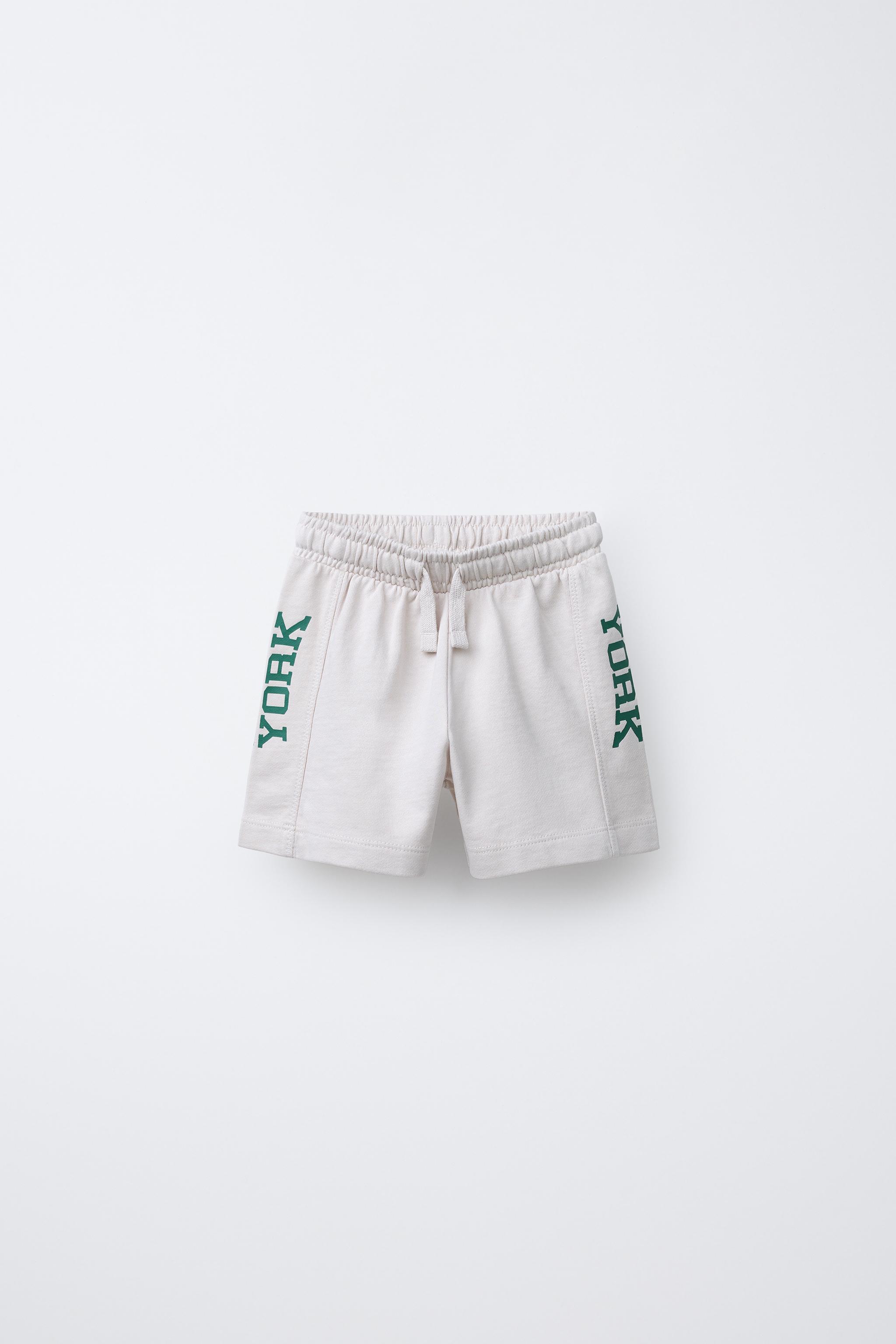 BERMUDA DE JOGGING AVEC INSCRIPTION