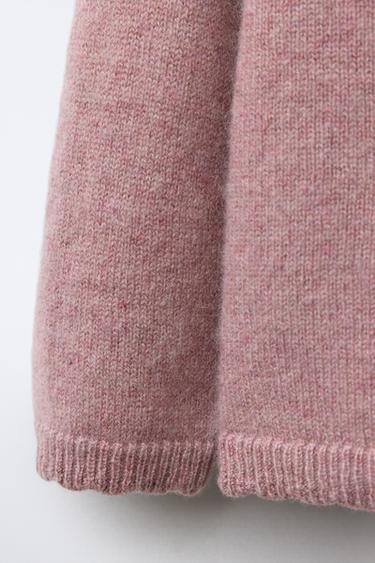 100% CASHMERE SWEATER - Light pink by Zara - Image 2