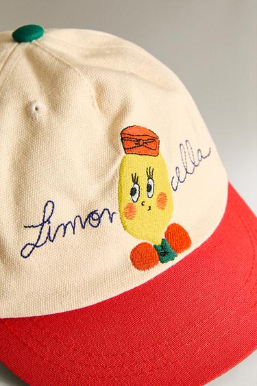 LIMONCELLA X THE ANIMALS OBSERVATORY CAP - Light beige by Zara - Image 2