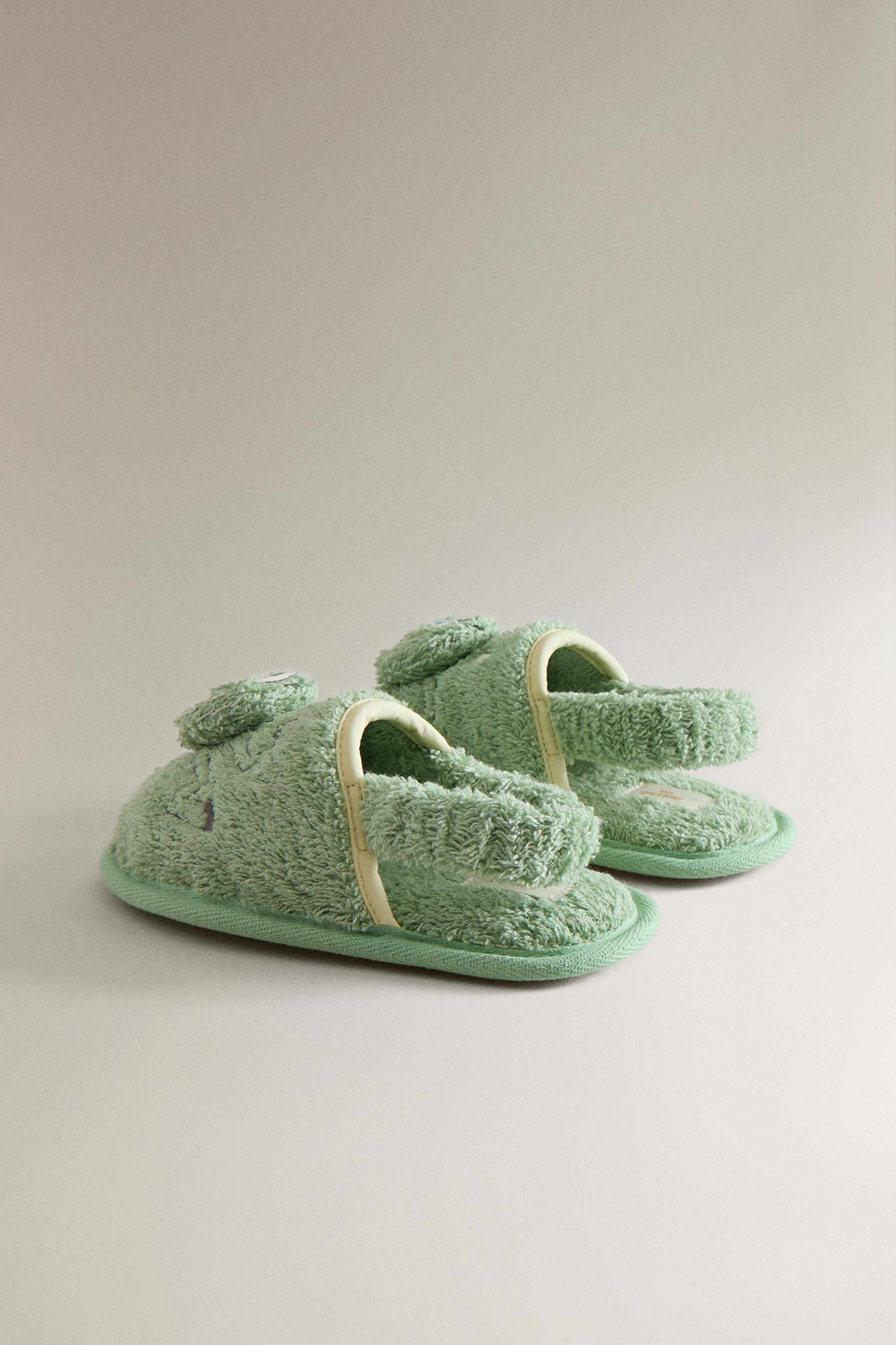 Детские тапочки Zara KIDS' MONSTERS, INC. ©DISNEY/PIXAR TERRY BATH SLIPPERS — фото 4