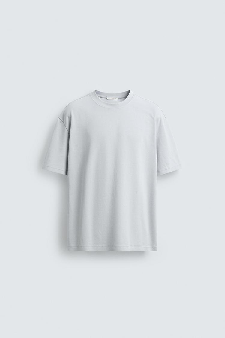 ZARA RELAXED FIT INTERLOCK T-SHIRT /04
