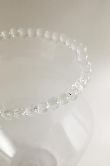 BUBBLED GLASS VASE - Transparent by Zara - Image 1