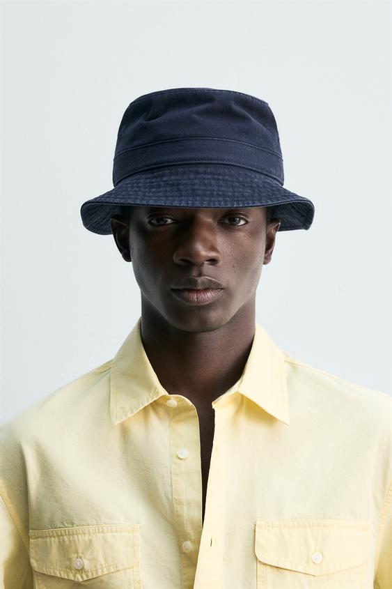 WASHED BUCKET HAT from Zara - $39.90