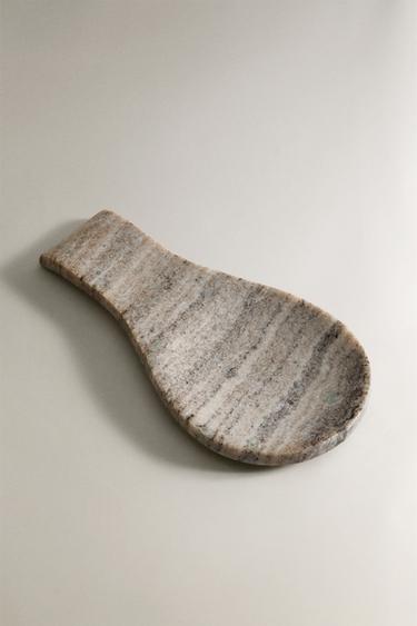MARBLE SPOON REST - Greyish by Zara - Image 1