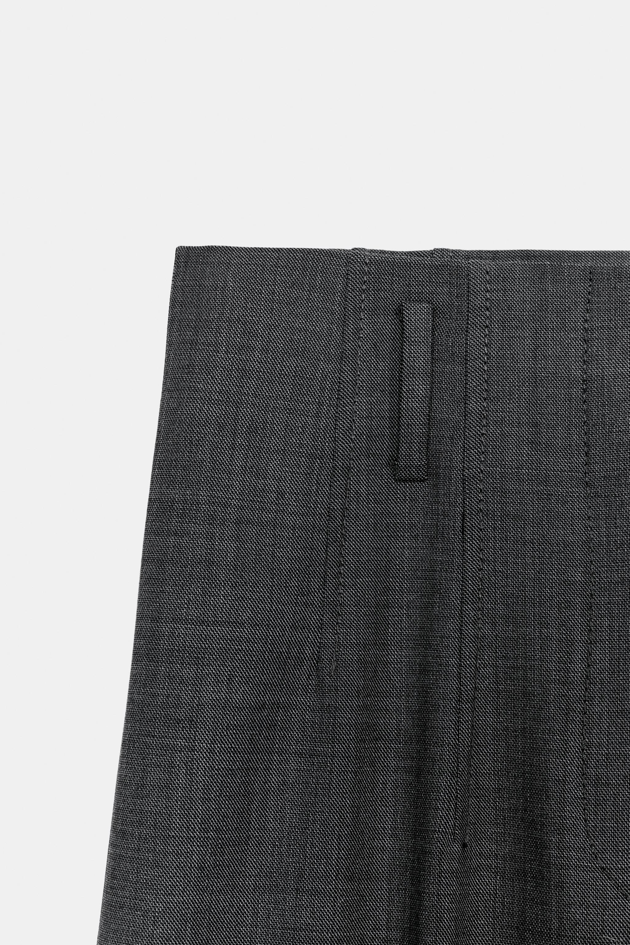 HIGH-WAISTED WOOL PANTS ZW COLLECTION