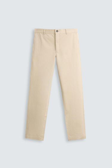 PANTALÓN CHINO SLIM FIT - Beige de Zara