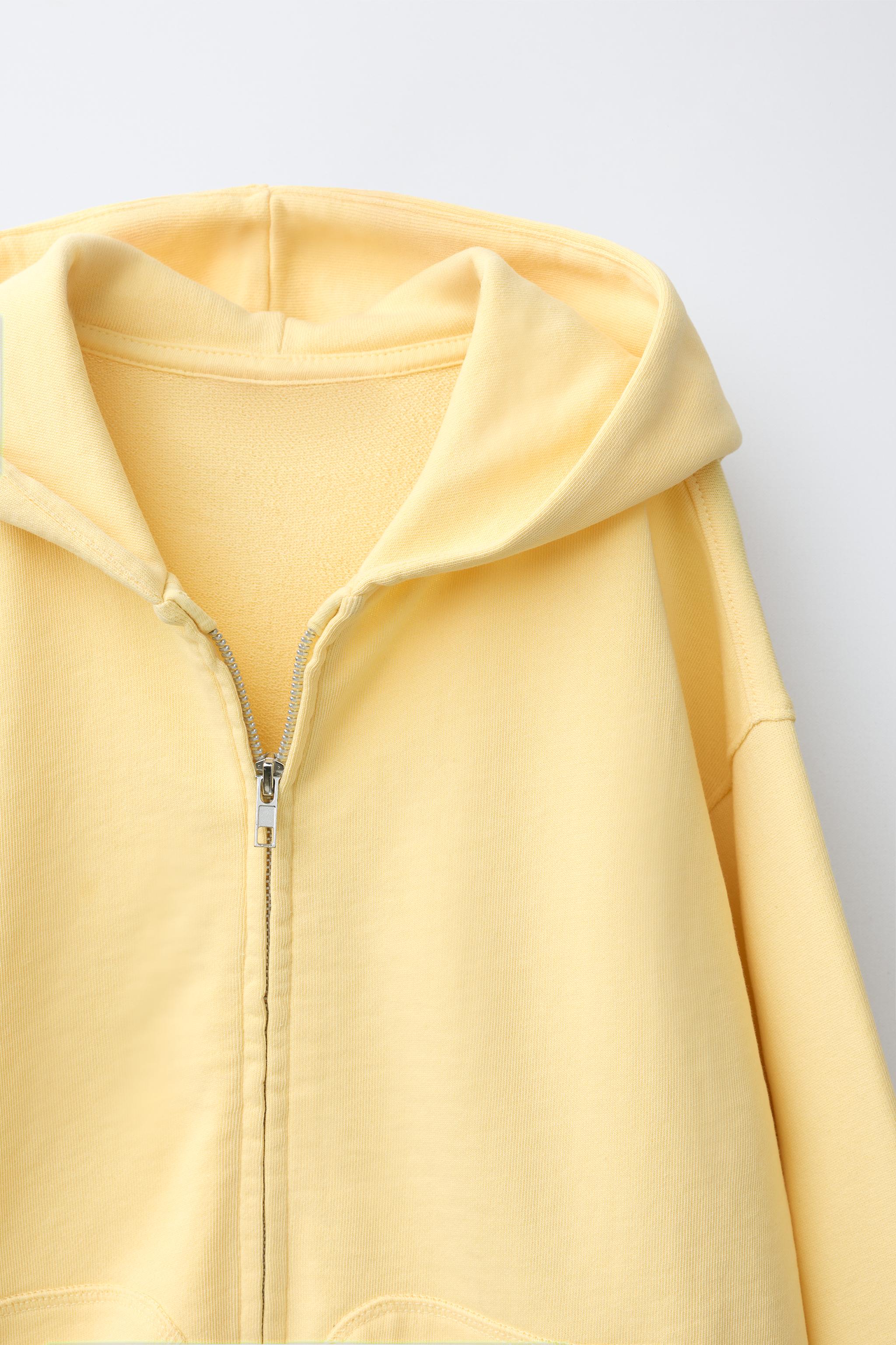Детские свитеры Zara GARMENT DYED HOODIE AND BALLOON PANTS SET — фото 6