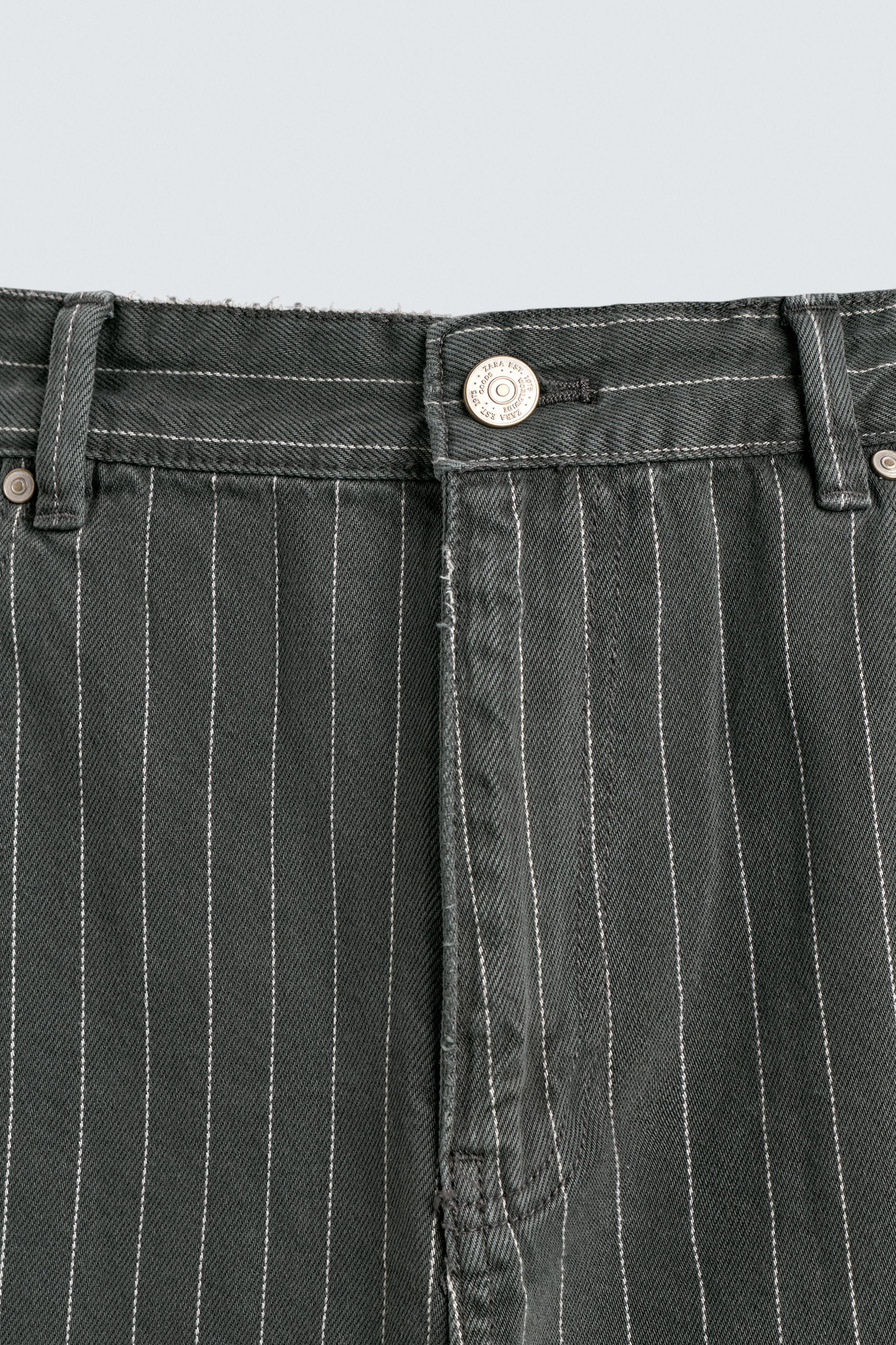 PANTALON BAGGY FIT RAYURES