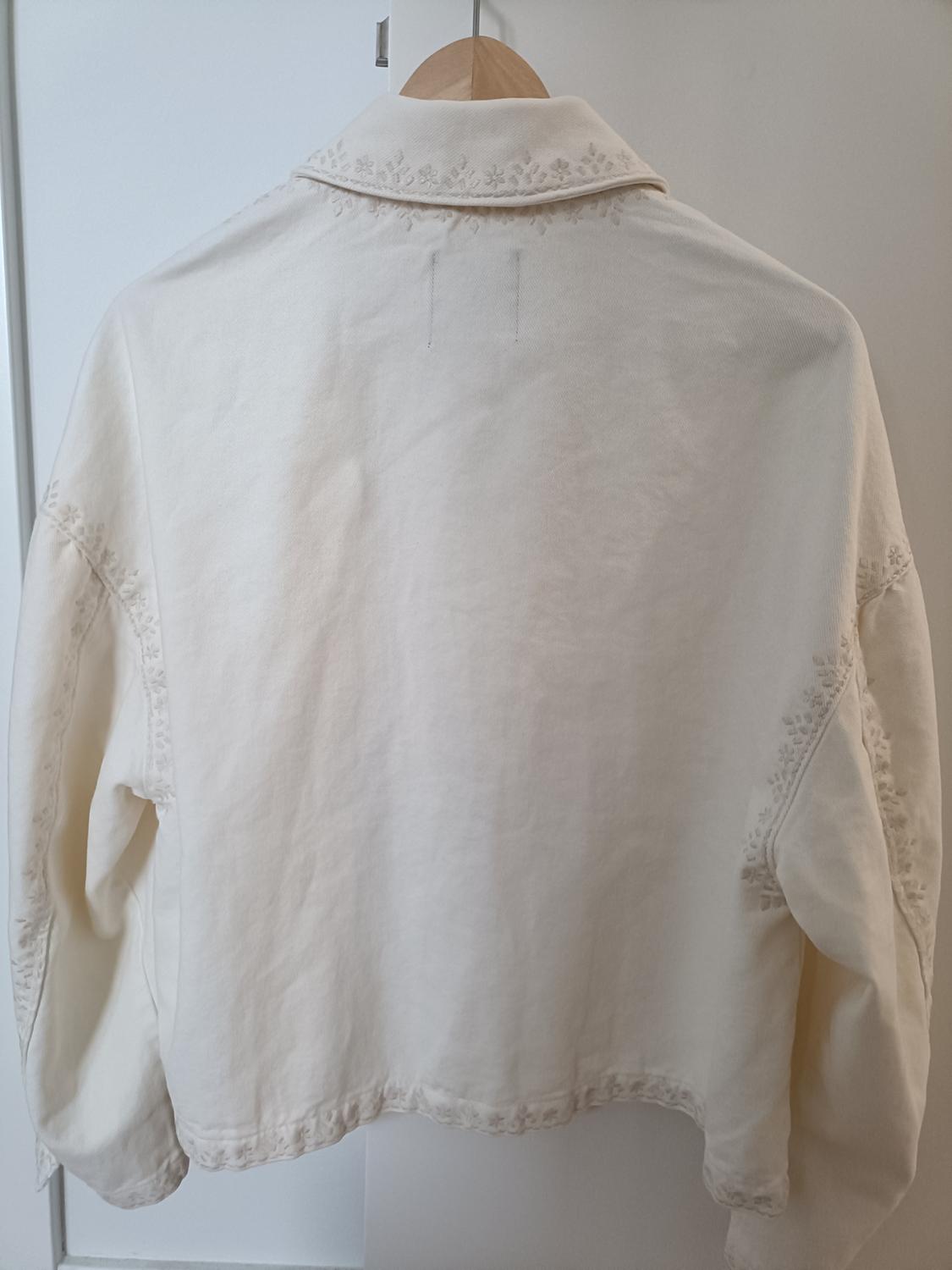 ZW COLLECTION EMBROIDERED OVERSHIRT WITH POCKETS - Image 2