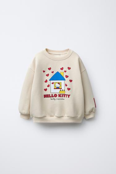 HELLO KITTY © SANRIO HOUSE SWEATSHIRT - Stone by Zara