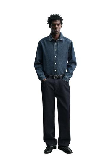 JEANS STRAIGHT FIT ALGODÓN - LANA - Zara 블루