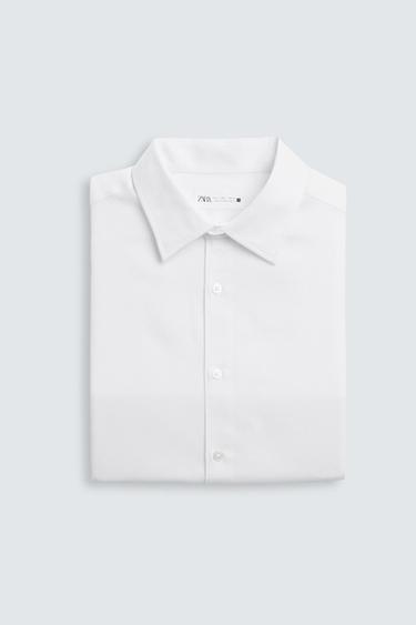 CHEMISE STRUCTURÉE EASY CARE - Blanc de Zara - Image 8