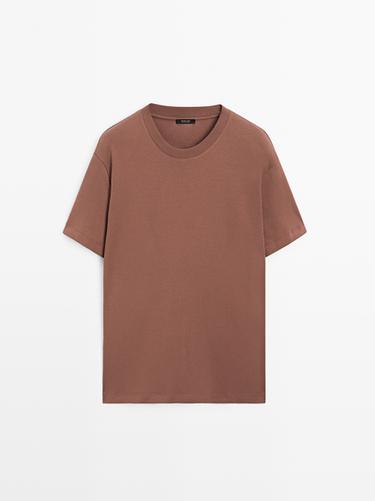 Zara 100% cotton medium weight short sleeve T-shirt - 353