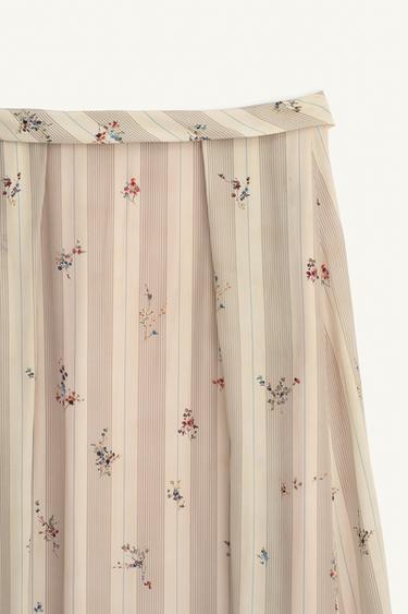 JUPE À FLEURS ET DENTELLE ÉDITION LIMITÉE - Imprimée de Zara - Image 6