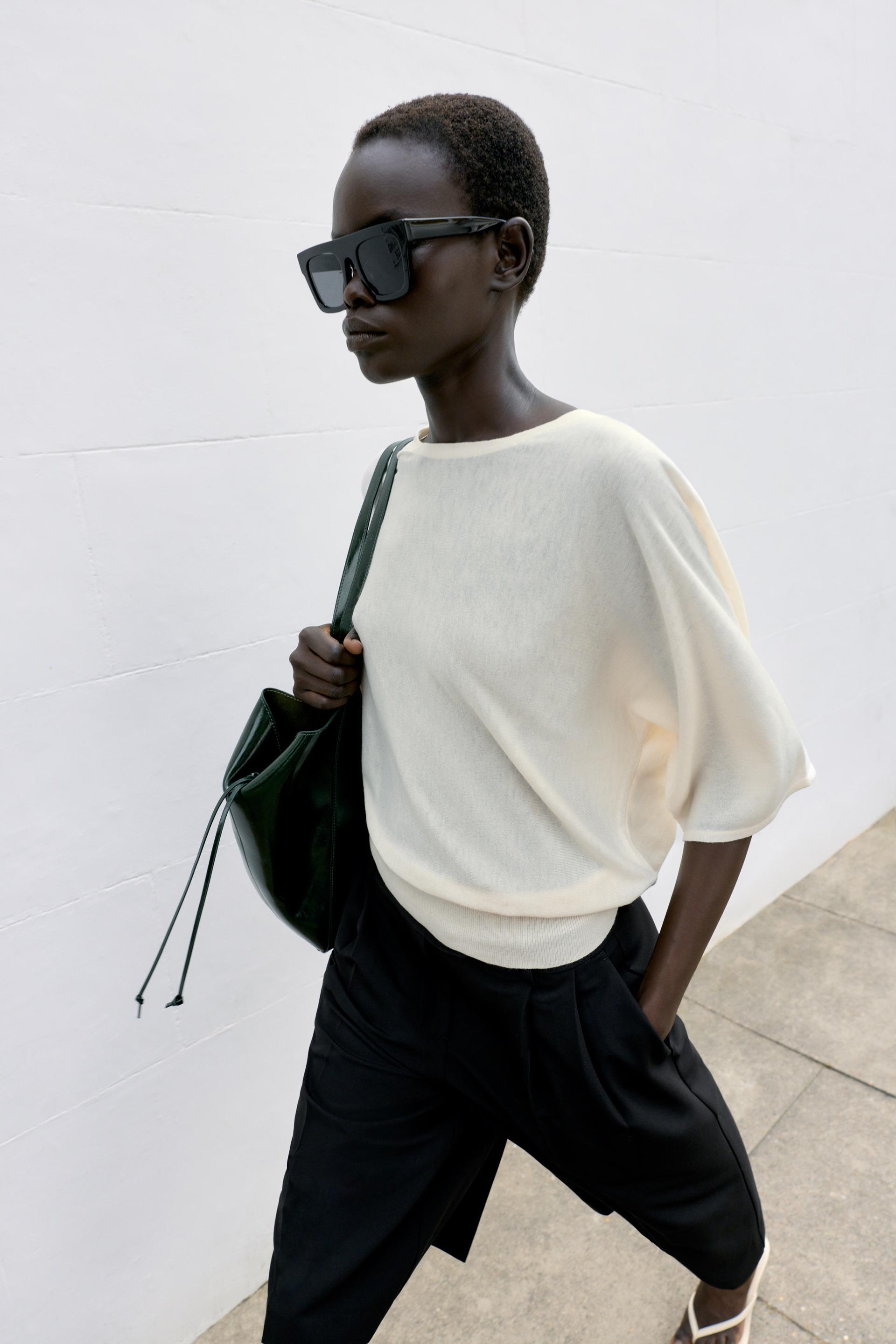 THREE-QUARTER SLEEVE KNIT JUMPER thumbnail 2