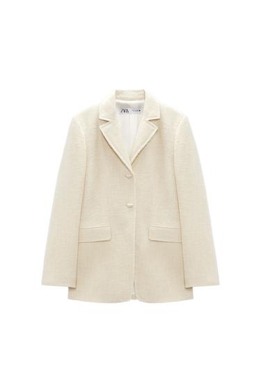 TEXTURED POCKET BLAZER