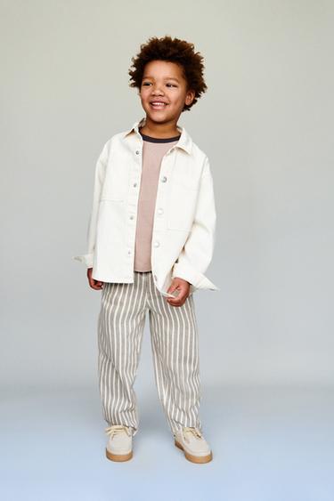 STRIPED BAGGY TROUSERS - Stripes by Zara