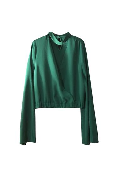 GREEN BLOUSE