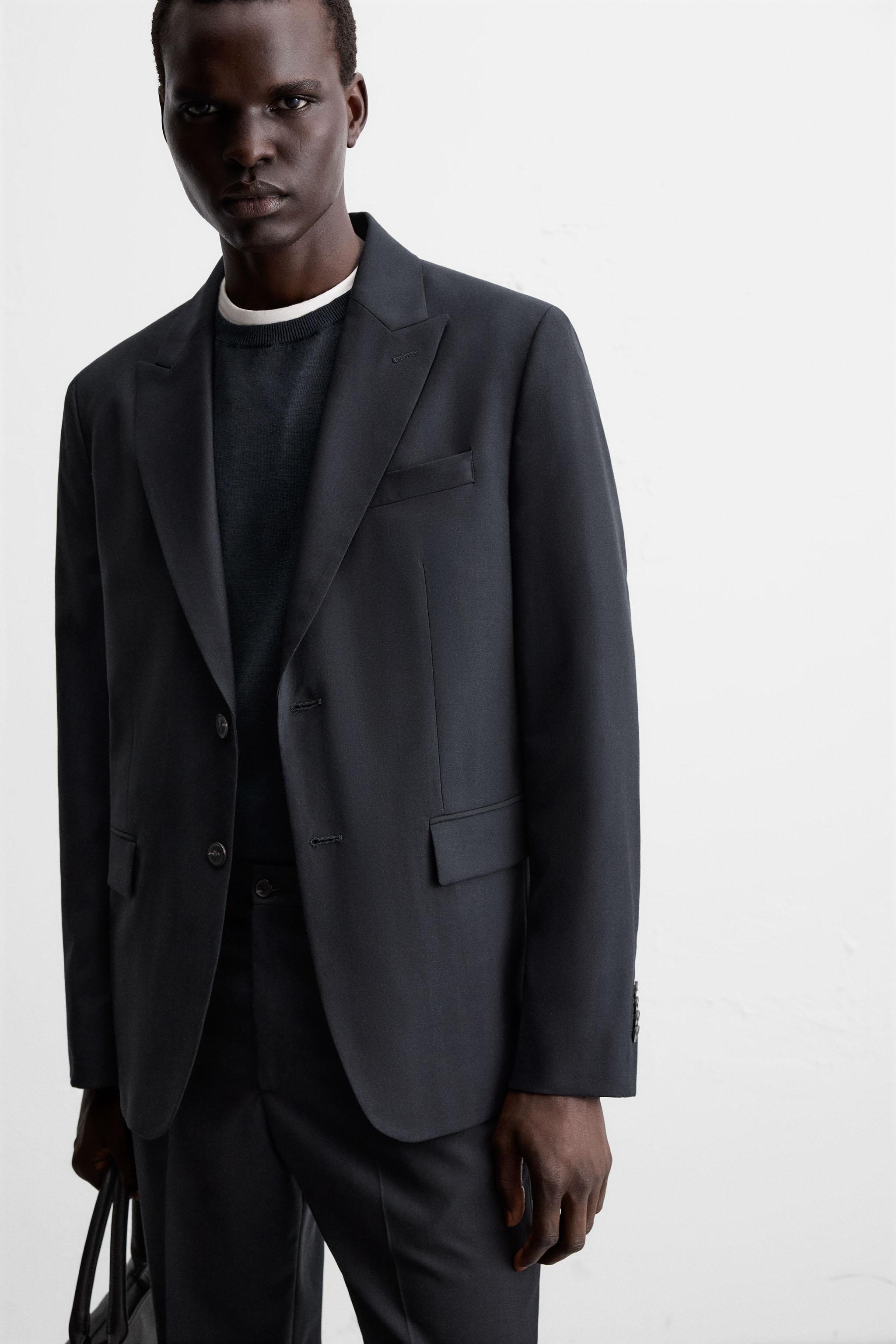 BLAZER COSTUME À CHEVRONS