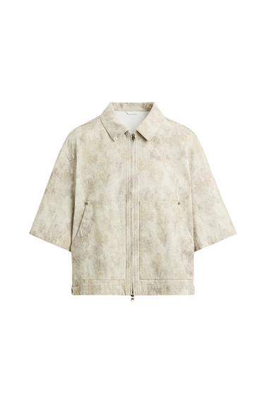 SOBRECAMISA ESTAMPADO ABSTRACTO