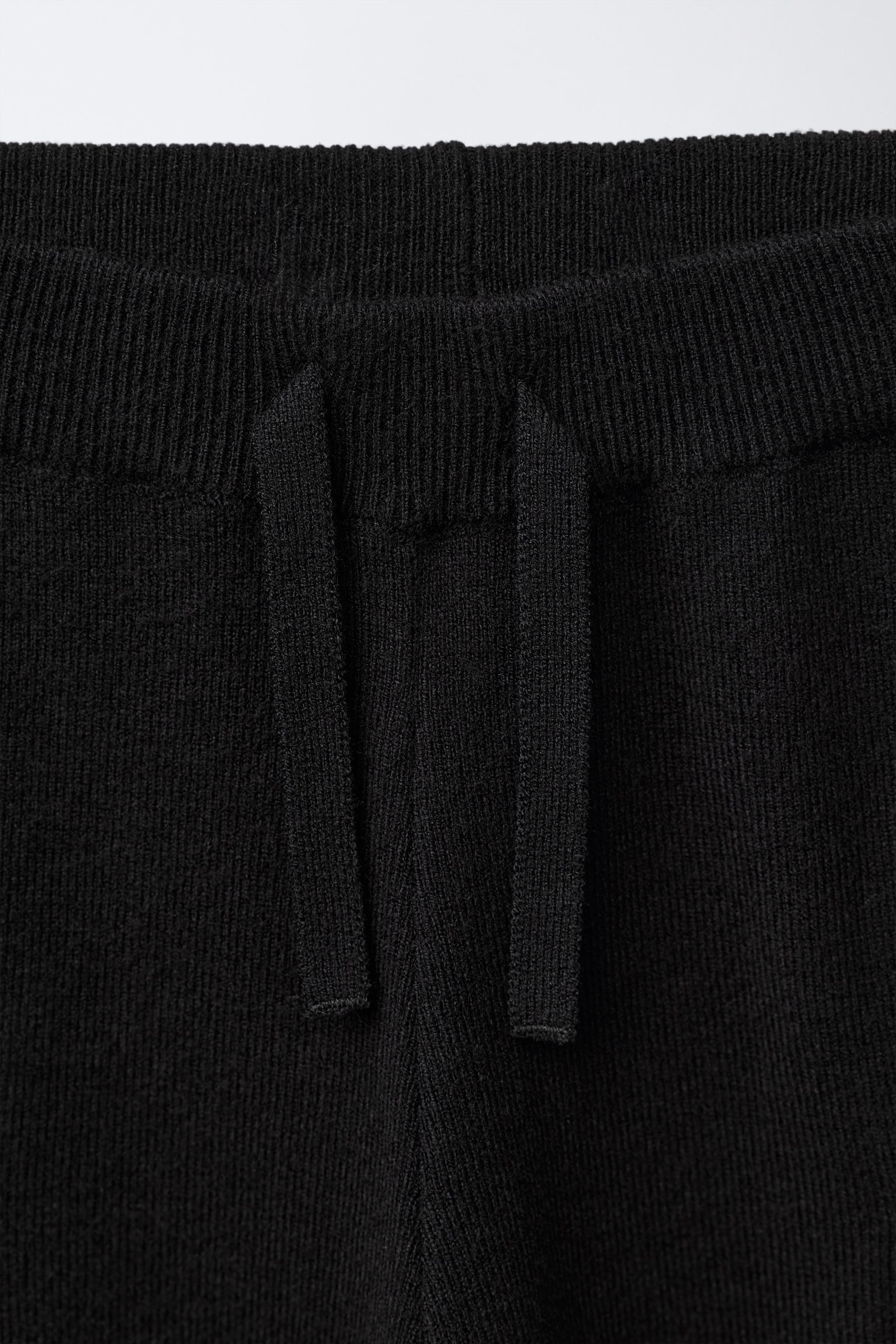 KNIT CARGO PANTS